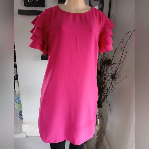 🌸 Tiziano Zorzan Pink Dress – Size 44 (US Medium) 🌸 - Picture 13 of 16